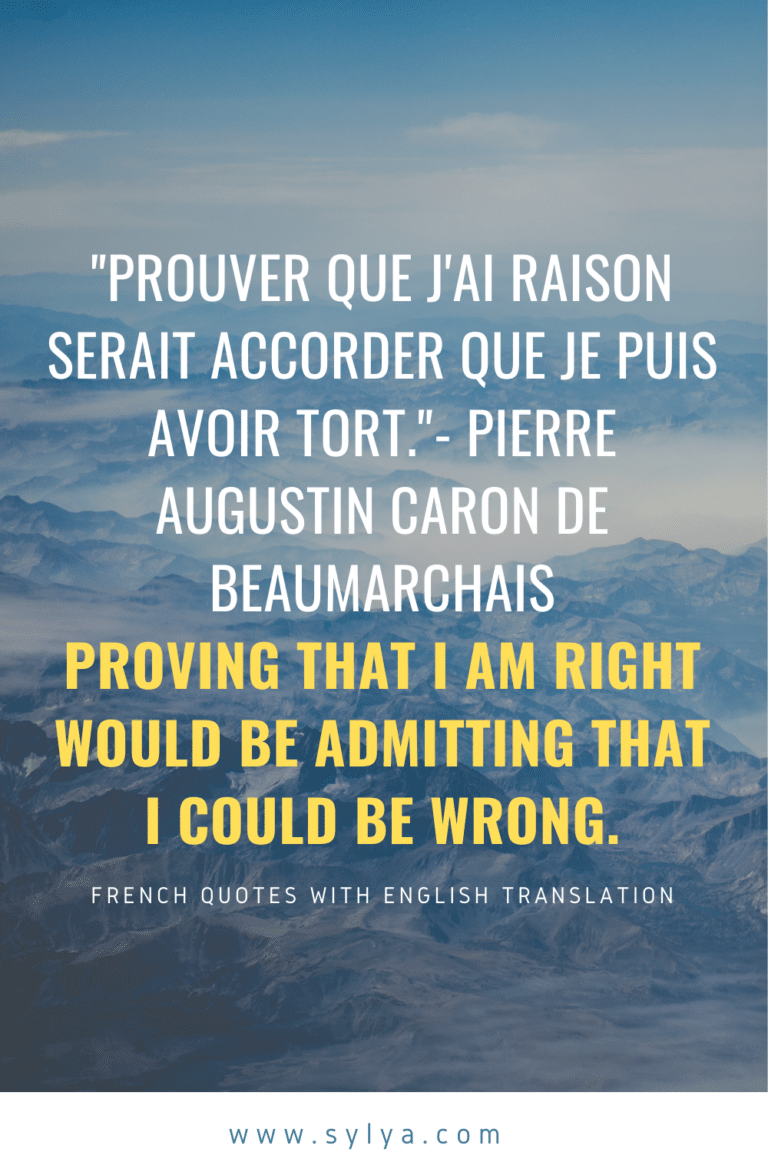 French Quotes french Quotes With English Translation Bourses Et 