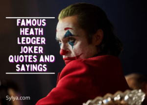 Famous Heath ledger joker quotes and sayings