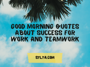 work and teamwork and success