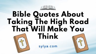 Bible Quotes About Taking The High Road
