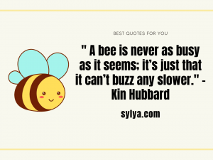 bee quotes about life