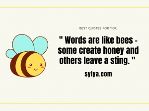 bee quotes cute