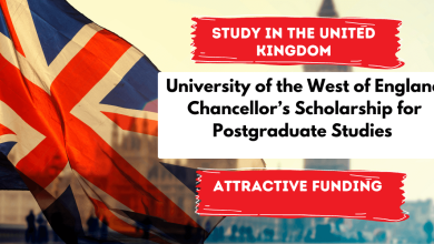 University of the West of England Chancellor’s Scholarship