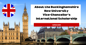 Buckinghamshire New University Vice Chancellor's International Student Scholarship