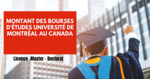 bourses d'études de l'Université de Montréal au Canada pour 2023/2024