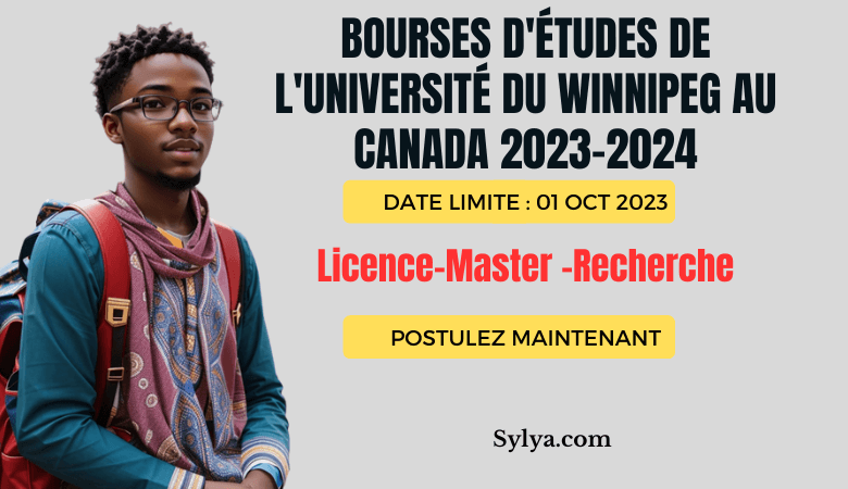 Bourses d'études de l'université du Winnipeg au Canada 2023-2024