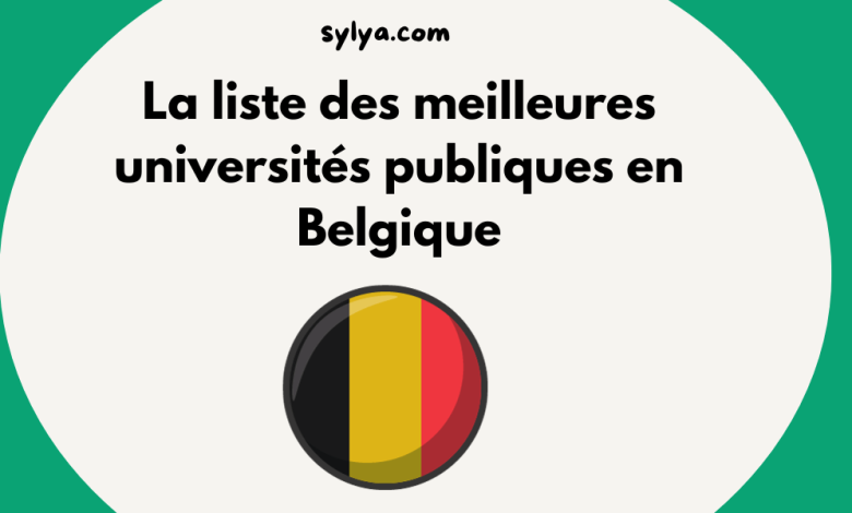 La liste des meilleures universités publiques en Belgique