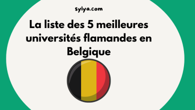 universités flamandes en Belgique
