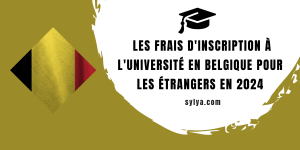 Les frais d'inscription à l'université en Belgique pour les étrangers