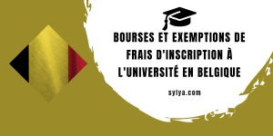 Bourses et exemptions de frais d'inscription à l'université en Belgique