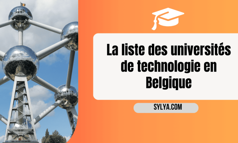 universités de technologie en Belgique