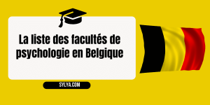 meilleures universités de psychologie en Belgique