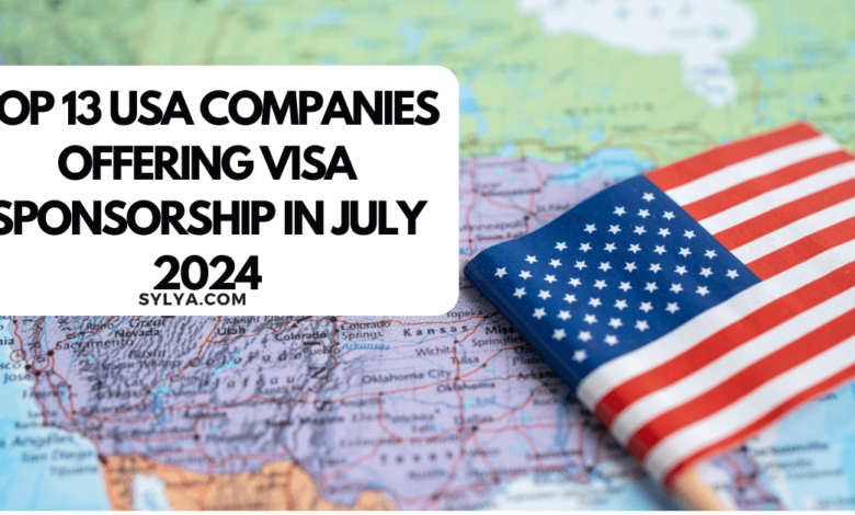 Visa Sponsorship Jobs in USA