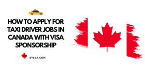 Taxi Driver Jobs in Canada with Visa Sponsorship